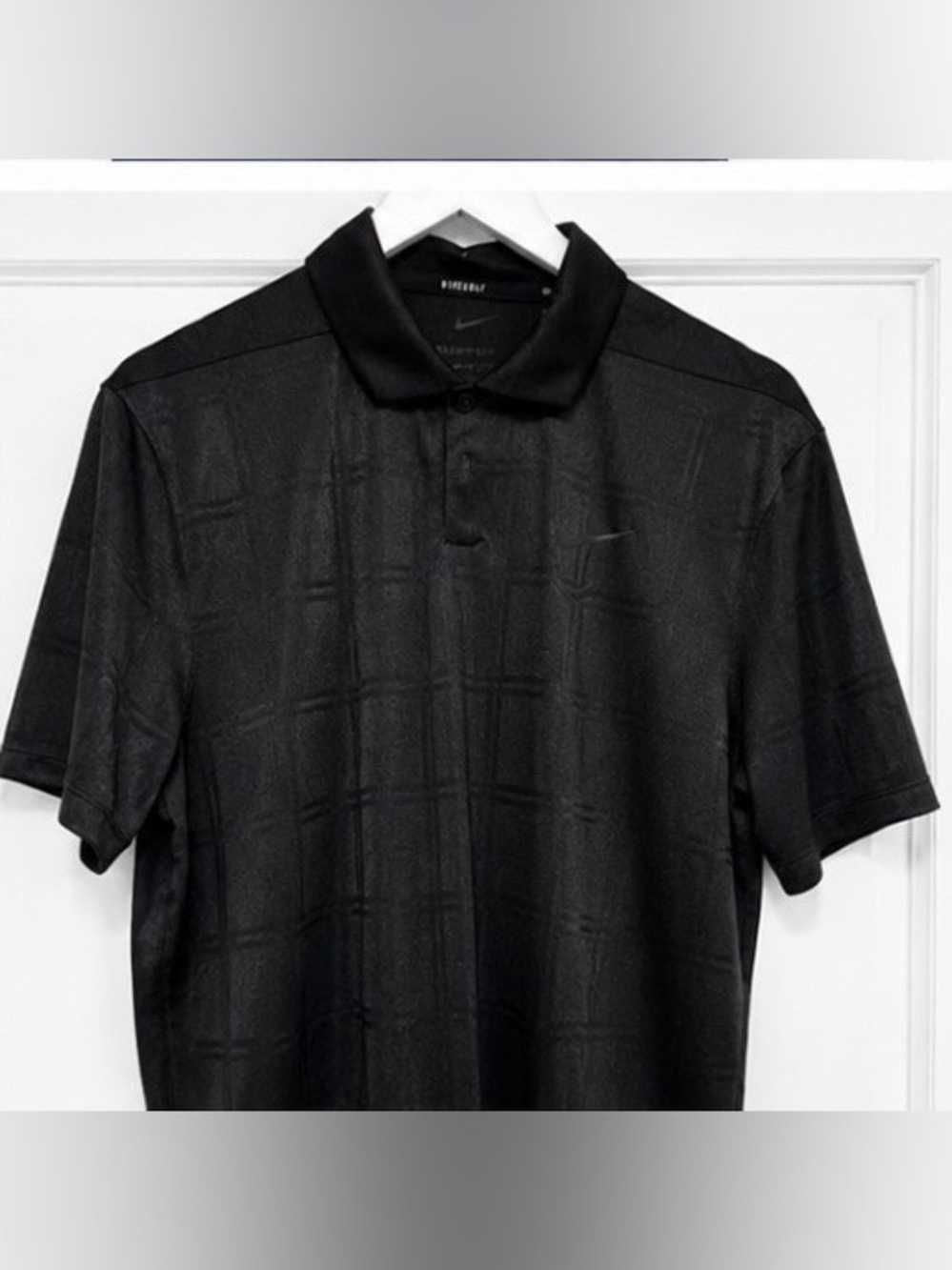 Nike Dry Fit Black Men’s Performance Polo Shirt - Large